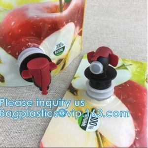 Spout Pouch Bag spout on top, spout in side, double zipper, handle, pothook,