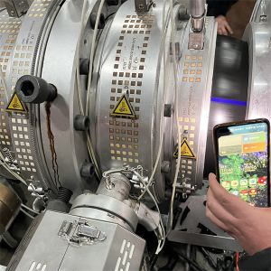 Highway Single Screw Extruder Machine , Plastic Wire Extruding Machine