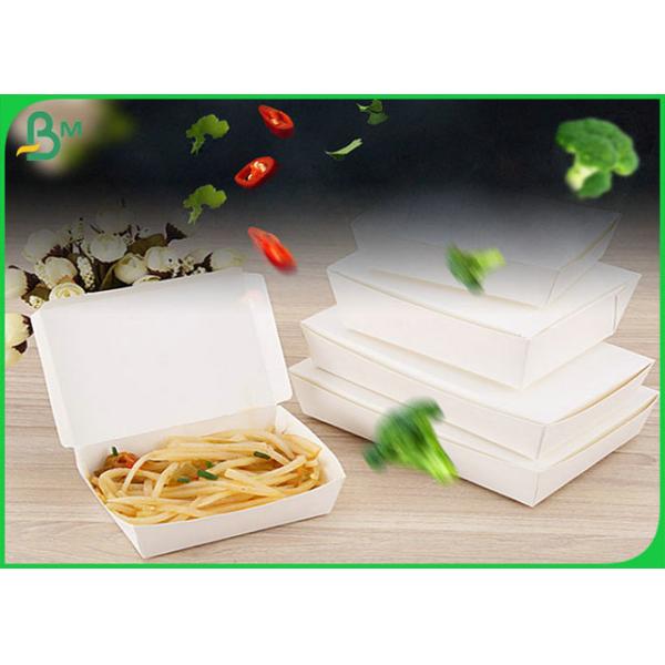 Greaseproof And Waterproof 300g FBB With Single PE For Making Lunch Box