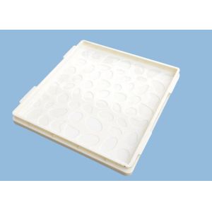 China Superimposed  Plastic Paver Moulds , Pebbles Surface Blocks  Patio Paver Molds on sale
