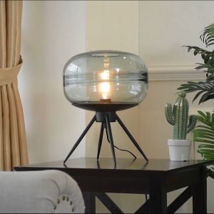 Nordic Led Table Lamp Modern Simple Glass Table Lamps For Living Room Bedroom