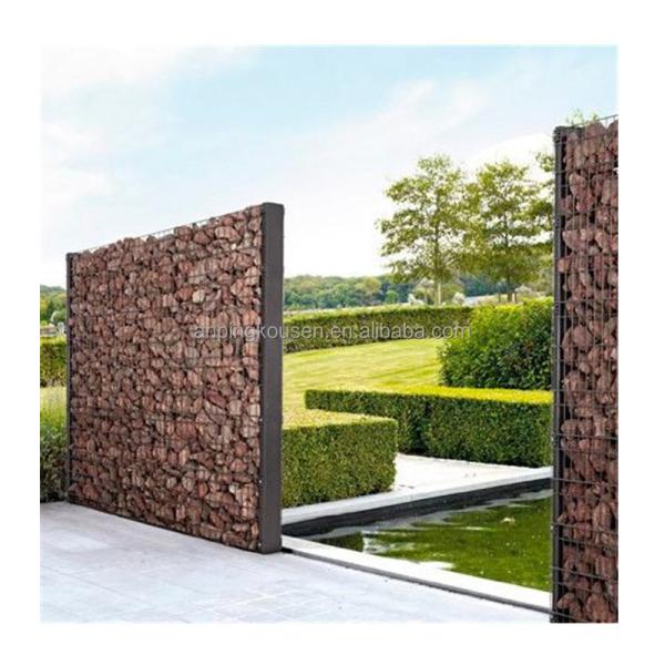 Quality Artistic Hot Galvanized Galfan Coated 4mm Wire Gabion Basket for Stone Retaining Wall wholesale