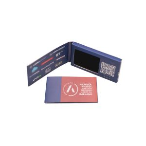 2.4” LCD Video Folder with 128MB Memory in Market Biz card sized video card