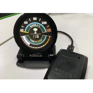 Cammus Aluminum Frame Liquid Crystal OBD Speedometer Gauge