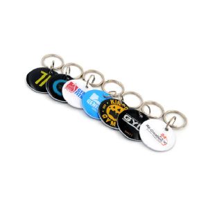 ISO 0.84mm Thickness LF HF UHF Chip RFID Epoxy Tags