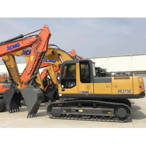 Cheap Orange Used XCMG Excavator XE215C Second Hand Kobelco Excavators for sale