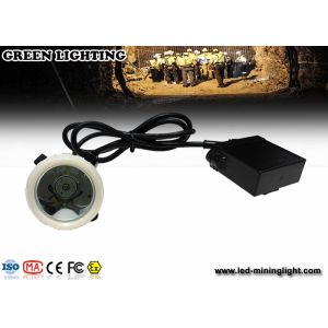 Rechargeable Emergency Mining Cap LED Lamp , 1.11W 300mA Mining Headlamp