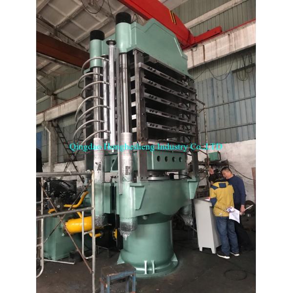1000T 1200*1500mm 6 Layers Four Column Type Foaming Hot Press / Eva Thermo Rubber Sole Foaming Vulcanizing Machine