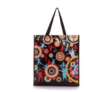 Custom Printed Shopping Bopp Laminated Recycled PP Woven Bag