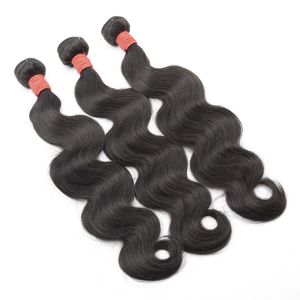 Cheap Unprocessed Body Wave Bundles With Closure With Length 8-30&quot; OEM Available for sale