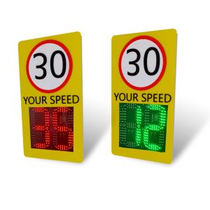 150M Detection Solar LED Radar Speed Sign with Wireless Communication