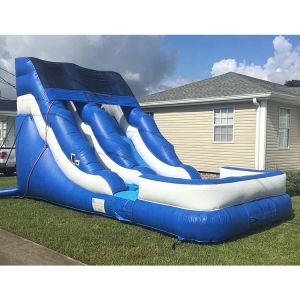 Inflatable Water Slide With Pool Giant Water Slide For Adult Bouncer Castls For