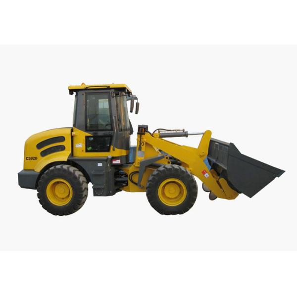 2T Load Weight Hydraulic Wheel Loader with Power Shift and Electric Shift Optional Transmission