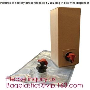 Bag in box packaging bib wine,Plastic Portable Wine Dispenser Bag In Box Red