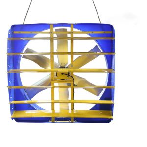 Energy-Efficient Livestock Ventilation Fans with Flow Control Plate