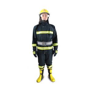China Safety Wear Heat Proof Suit Black Color Medium Thickness Special Design on sale