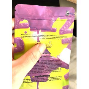 Soft Touch Smell Proof Stand Up Pouches Edible Packaging Child Resistant Printed