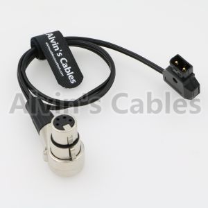 Alvin's Cables Luxury D Tap to XLR 4 Pin Female Right Angle Power Cable for ARRI