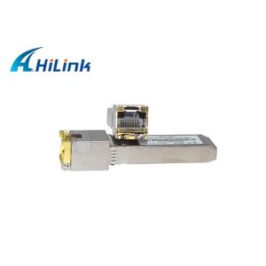 Hot Pluggable 30m RJ45 10G Copper SFP+ Transceiver Module