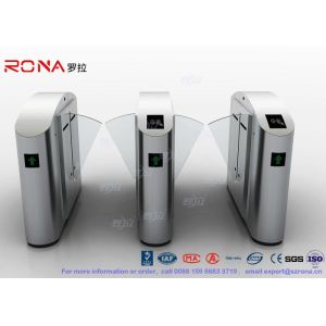 Cheap Flap Barrier Gate Flap Wing Automatic Systems Turnstiles Polishing With Anti - Reversing Passing for sale