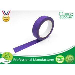 Cheap Personalised Crepe Paper Easy Release Kraft Packing Tape / Colored Duck Tape for sale