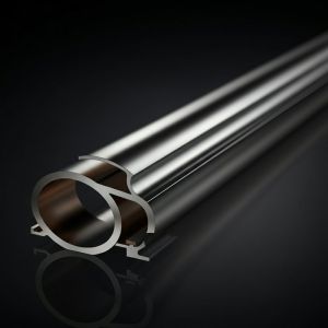 Stylish PVD Stainless Steel Handrails with 6mm Side Steel Thickness for Glass