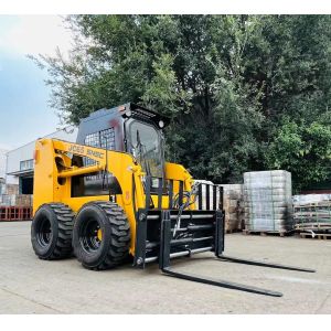 Cheap 50HP 700kg Track Wheel Mini Skid Steer Loader Machine With Attachments for sale