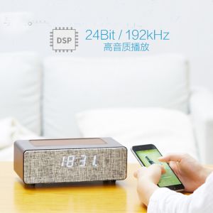 Cheap Wireless Charging Bass Home Wood Portable Rechargeable Speaker Sound Speaker M15 for sale