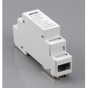 Cheap RJ45 SPD Ethernet Data Surge Protection Devices Din Rail Type surge arrester lightning network for sale