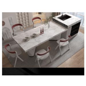 First Choice White Calacatta Porcelain Slab for Kitchen Countertop or Island Top