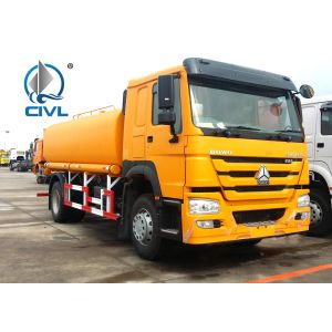 China new SINOTRUK HOWO WATER TANK 6x4 25000L engine 371hp euro II on sale