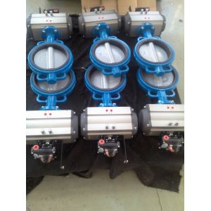 Single Action Dual Action 90 Degree Pneumatic Rotary Actuator