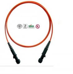 MTRJ Core Multi Mode Fiber Optical Patch Cord For Communication System