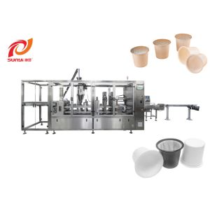 6000pcs/hour Double Lane K Cup Filling And Sealing Machine