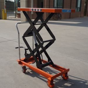 800KG Small Double Scissor Lifting Platform Manual Lifting Table with Low Price