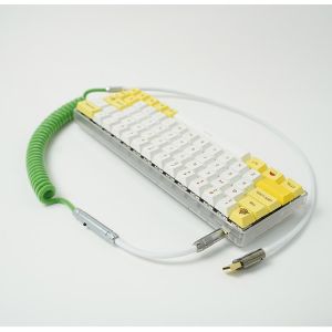 Sectional Type C USB Charging Cable Mechanical Keyboard Detachable Coiled Data