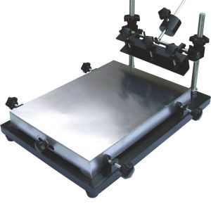 Bigger Size Manual SMT Stencil Printer 450*600mm Screen Printing Machine 4560