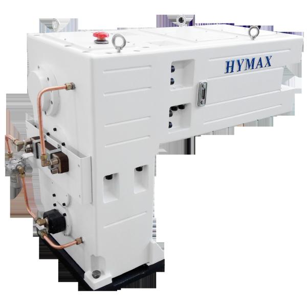 Block Type Conic Twin Screw Extruder With Vertical Type Gear Box High Torque