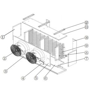 G series unit cooler new product high efficiency use for cold room
