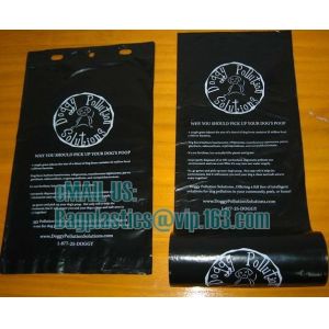 Pet Dog Waste bags Poop Pooper Scoopers for Bags on Board biodegradable 5 Color