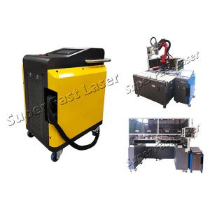 110V 220V 100W Pulse Width Adjustable Laser Rust Cleaner