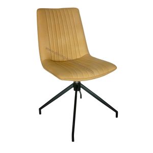 China Unique PU Dining Chairs , Textured Swivelling Comfortable Living Room Chairs on sale