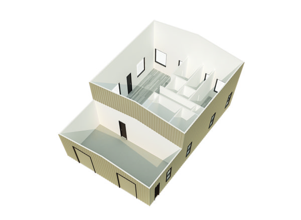 40x60 Barndominium Prefab Steel Warehouse Structure Metal Building