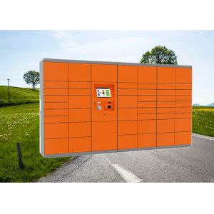 Advanced Digital Parcel Delivery Lockers With Barcode Scanner For Outdoor Use