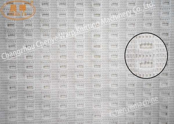 Quality Raschel Mesh Fabric Machine , Blue Computerized Flat Knitting Machine wholesale