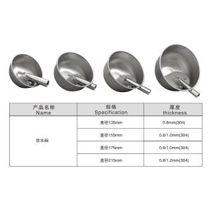 China 175mm Pig Water Bowl Auto Refill Water Bowl Anti Rust Durable on sale
