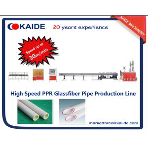 Cheap PPR Glassfiber Pipe Production Machine high Speed 30m/min for sale