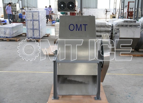 Industrial Ice Crusher for Cube or Tube Ice Cutting and Crushed Ice Production in Industrial Settings