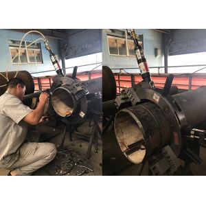 Split Frame Portable Pipe Cutting And Beveling Machine Of Stainless Steel