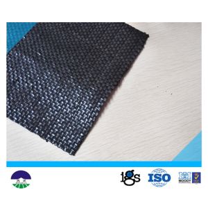 PET White Multifilament Woven Geotextile for railway construction 140G